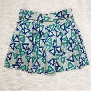 Forever 21 Boutique Geometric Print Mini Skirt L